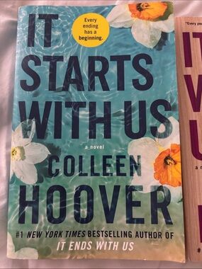 It Starts With Us / It Ends With Us Book Set - both books for $18